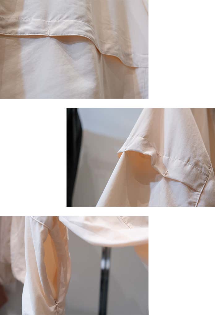 暑熱α フードブルゾンのベンチレーション