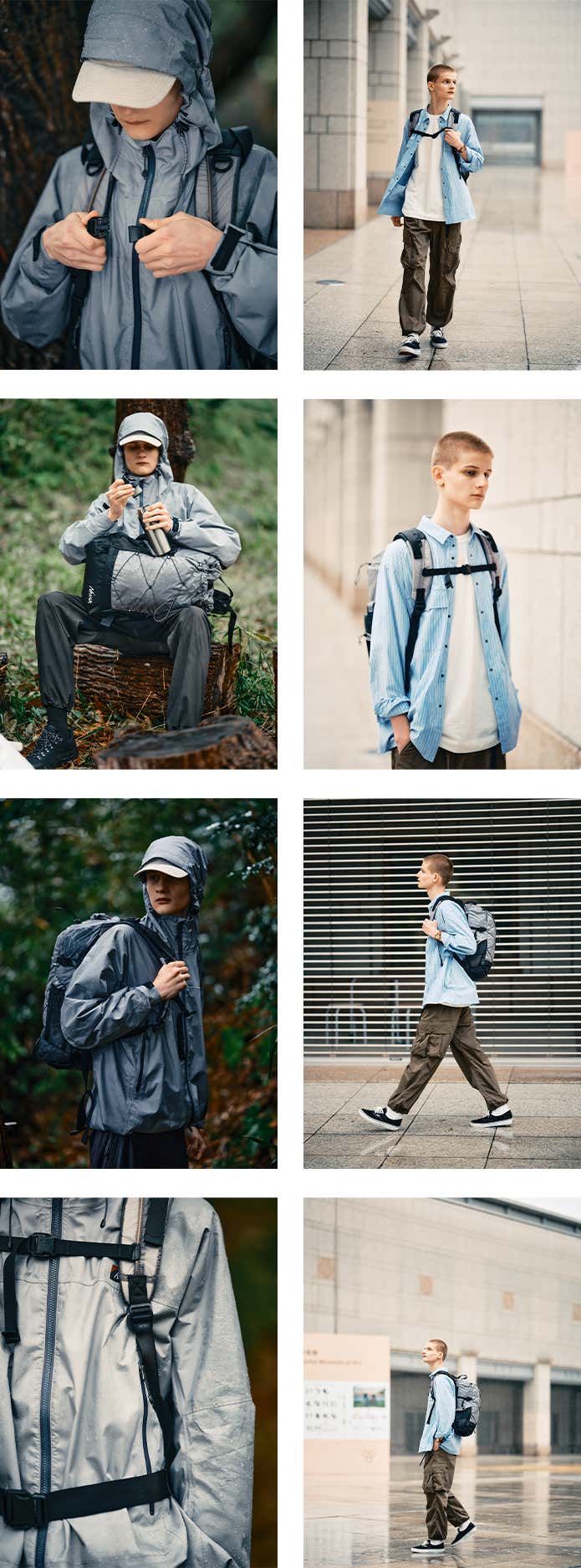 山と街での使用シーン