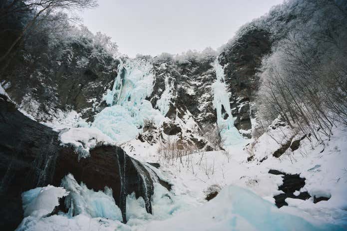 米子大瀑布　不動滝