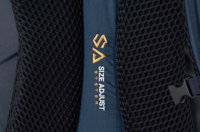 SA（サイズアジャスト）システム背面