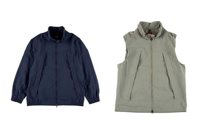 NYLON TUSSER TRACK JACKET　＆　NYLON TUSSER
TRACK VEST