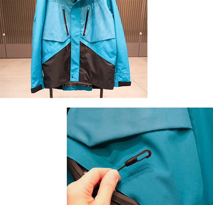 ポケットとキーフック