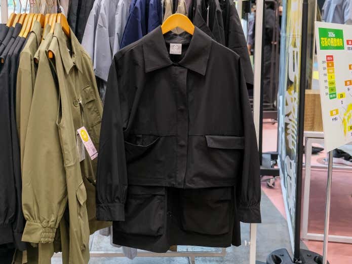 エアロクラスターポケットブルゾンとエアロクラスターポケットベストをレイヤード