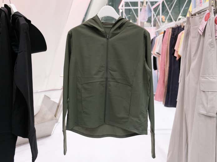 クール撥水 UV パーカーショート