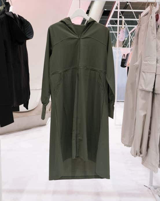 クール撥水 UV パーカーロング