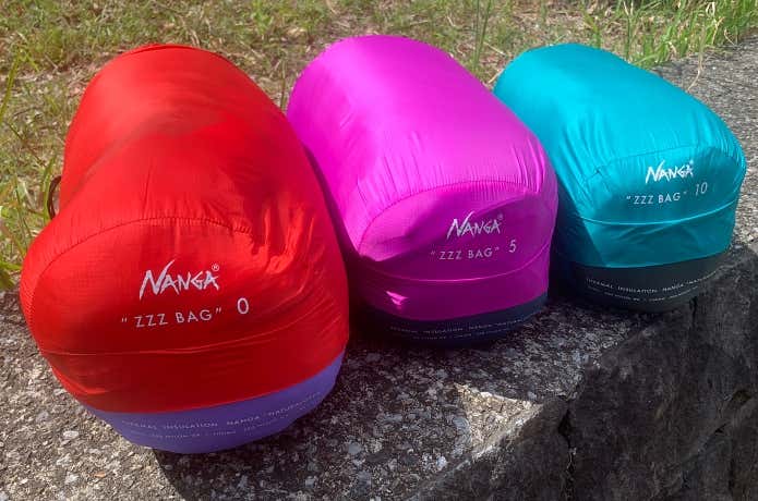 NANGA ZZZ BAGシリーズ