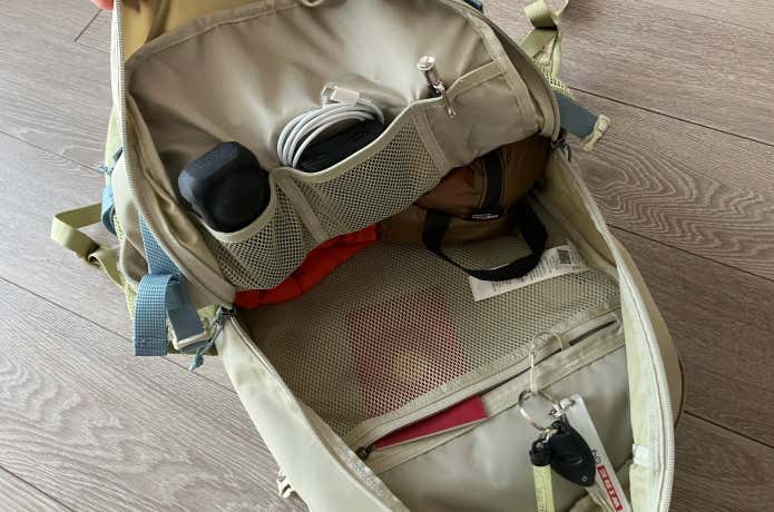 パタゴニア「レフュジオ・デイパック 32L」のメイン収納