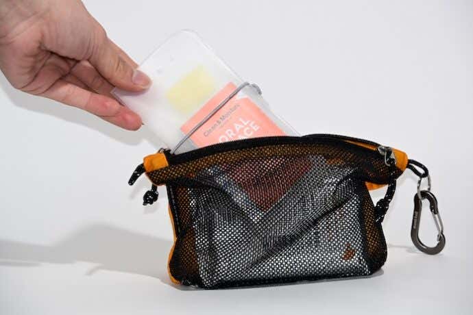 ファーストエイドポーチの整理整頓にも