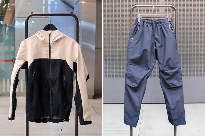 XShelter 超透放湿 ハードシェルレインスーツ