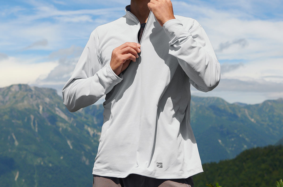 ファイントラックの遮熱性能を高めたベースレイヤー「ドラウトシェード」