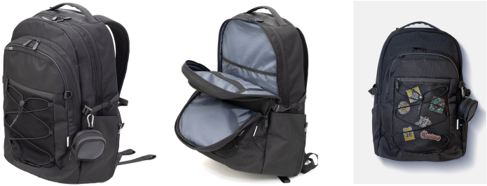 3層多ポケット34Lリュックサック