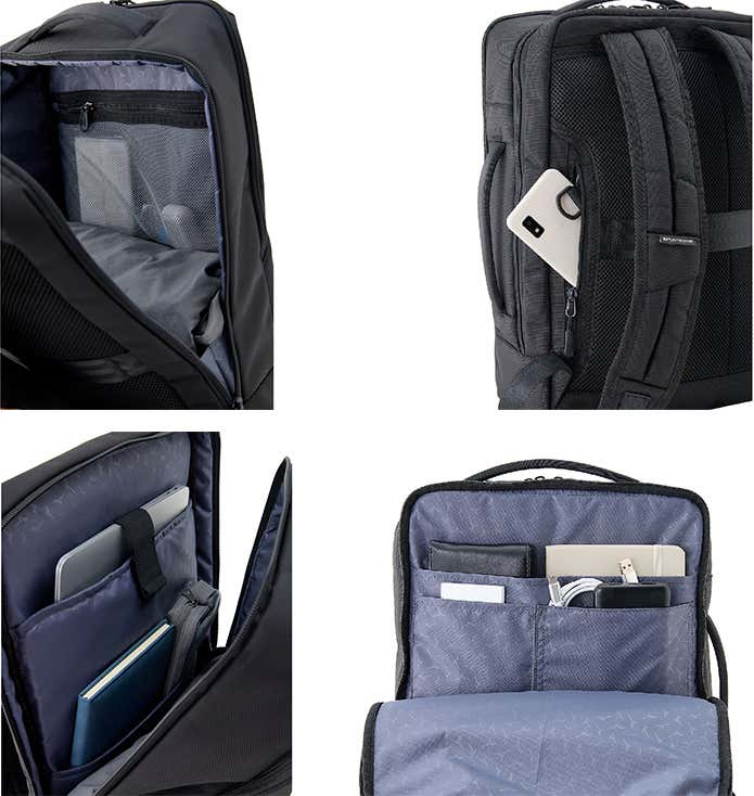 ビジネスバックパック　内部