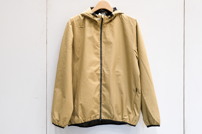 耐久撥水ストレッチウィンドフーディ フロント