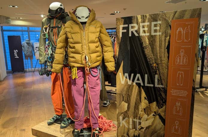 パタゴニアのフリー・ウォール・キット