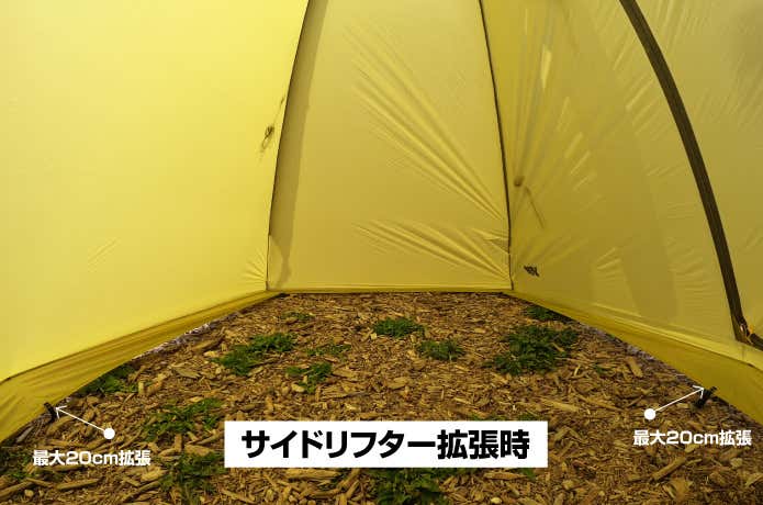 クロスオーバードームFLの室内