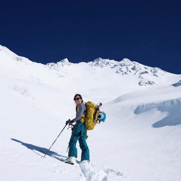 雪山での着用イメージ