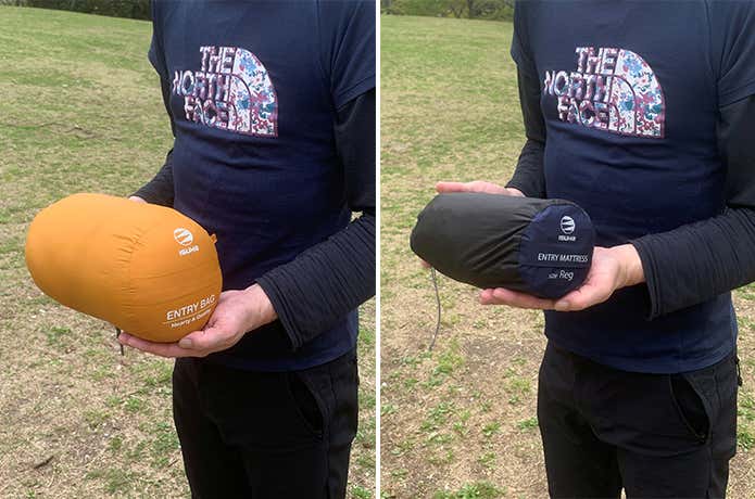 イスカ　エントリーモデルの収納サイズｔ重量