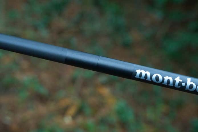 モンベル　カーボンフォールディングポール　シャフト　接合部分　カーボン