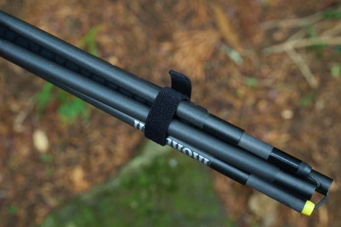 モンベル　カーボンフォールディングポール　固定用マジックテープ