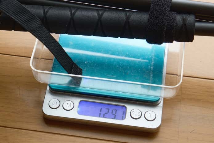 モンベル　カーボンフォールディングポール　重さ　重量