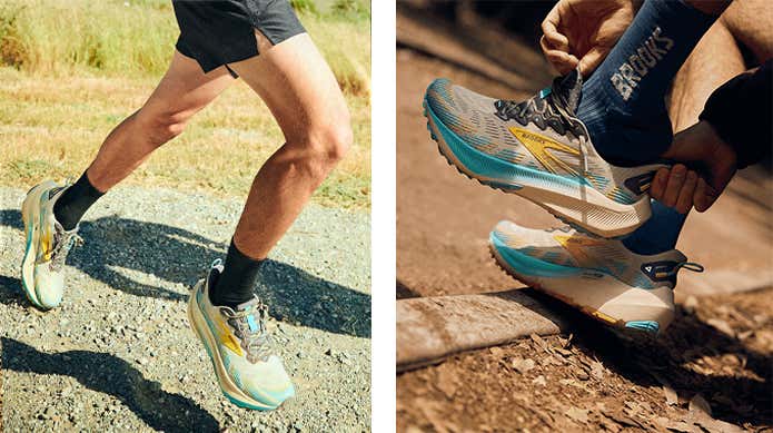ブルックス ゴーストトレイル 着用イメージ
