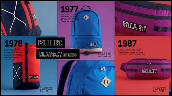 ミレー新作「CLASSIC」シリーズ