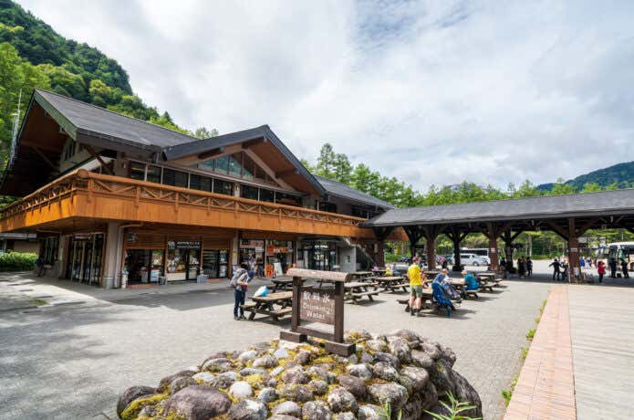 上高地　バスターミナル