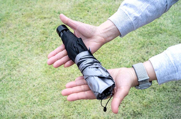 モンベル 日傘 トラベル サンブロックアンブレラ 55 大きさ