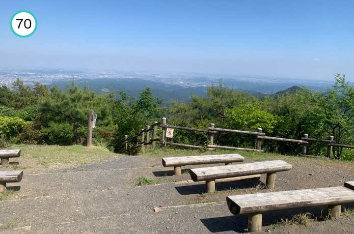 日の出山からの眺望