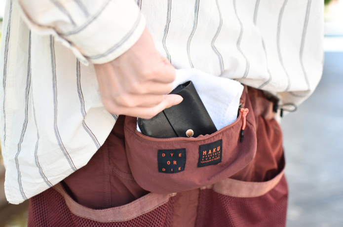 CHILL FANNY PANTSポーチ使用イメージ