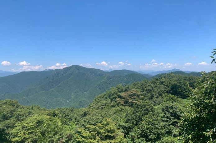陣馬山山頂からの眺め