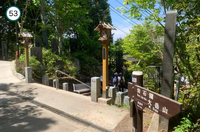 武蔵御嶽神社の参道