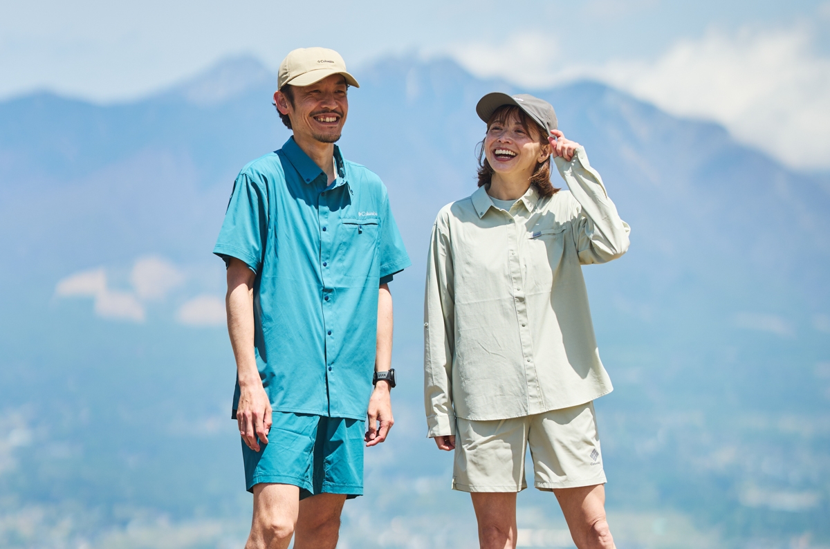 コロンビアトレイルラッシュシャツ