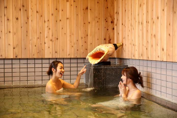 2018年に温泉の掘削に成功　メタけい酸を豊富に含んだアルカリ性の温泉です。