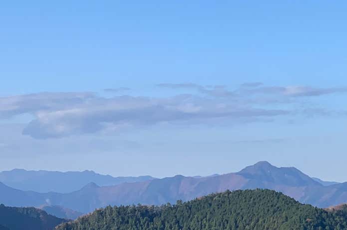 奥多摩のランドマークでもある大岳山