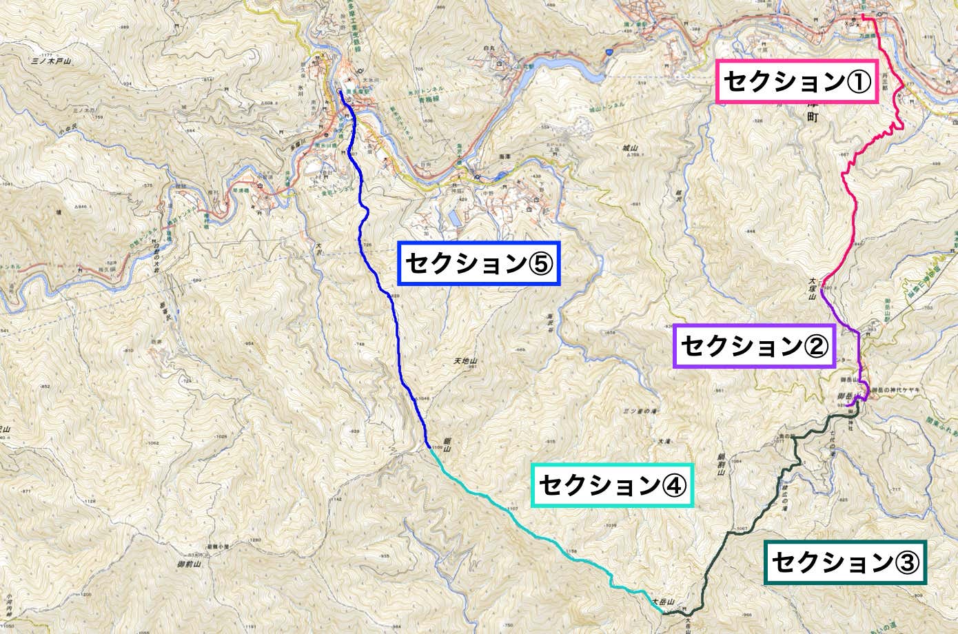 御岳山③MAP