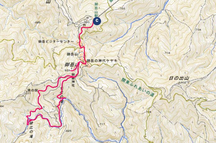 御岳山MAP