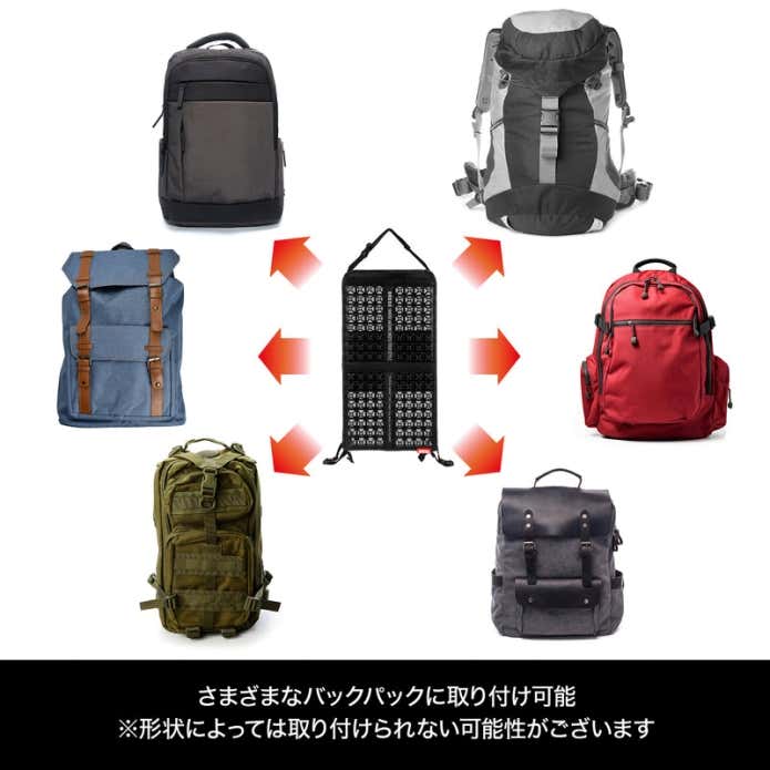 約235gの軽量設計。毎日の移動にも取り入れやすい