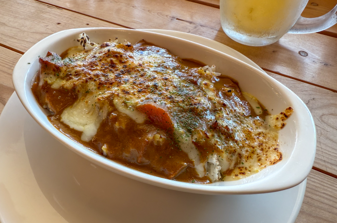 Yama cafeの焼きチーズカレー