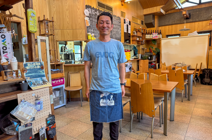 Yama cafeオーナーの山本さん