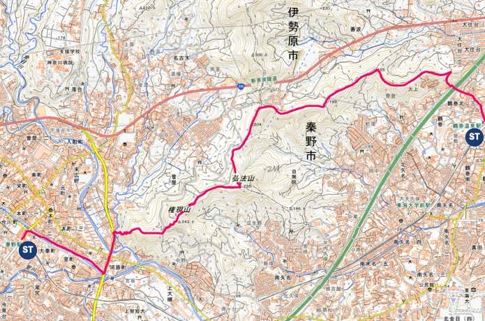 弘法山〜権現山