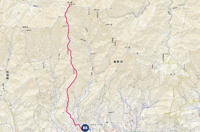 塔ノ岳MAP