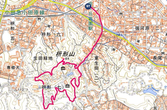枡形山MAP