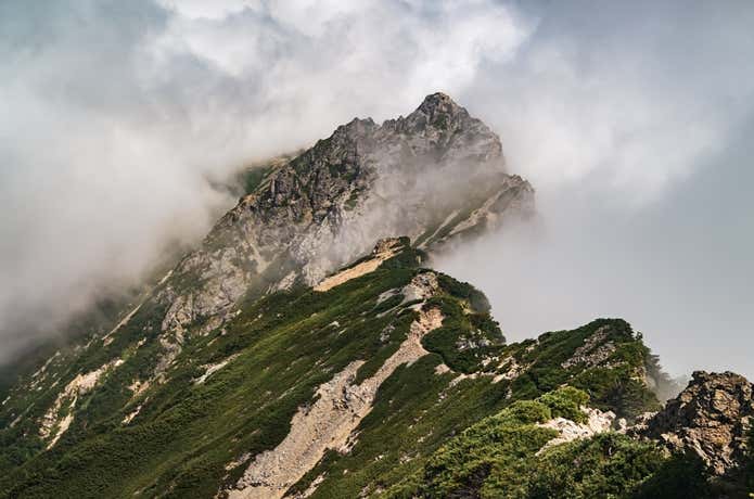 五竜岳の岩峰
