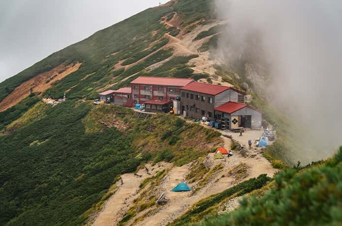 五竜岳の山小屋