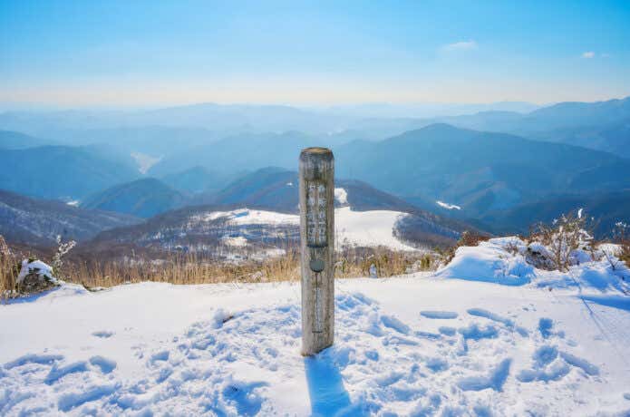 吾妻山　冬