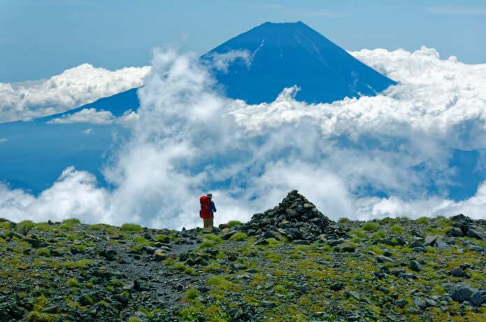 間ノ岳 富士山