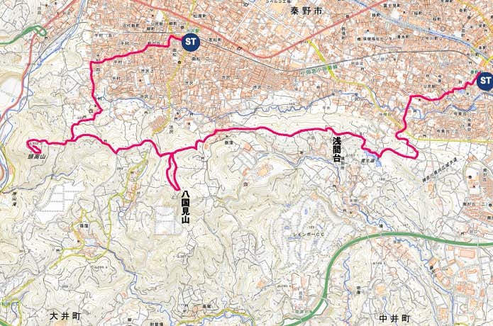 八国見山MAP