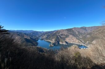 奥多摩湖から御前山へ向かうルートが通行止めに