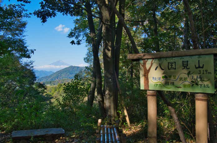 八国見山からの富士山